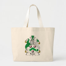 Foster Family Crest Canvas Bags