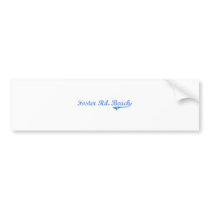 Foster Rd. Beach Michigan Classic Design Bumper Stickers