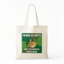 Foul Bachel Frog Empty Fridge Canvas Bags