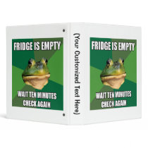 Foul Bachel Frog Empty Fridge Binders