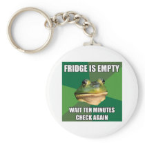 Foul Bachel Frog Empty Fridge Keychain