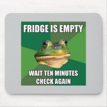 Foul Bachel Frog Empty Fridge Mousepads