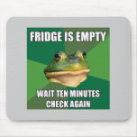 Foul Bachel Frog Empty Fridge Mousepads