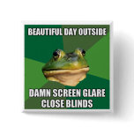 Foul Bachelor Frog Beautiful Day Pin