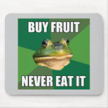 Foul Bachelor Frog Buy Fruit Mouse Pad