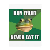 Foul Bachelor Frog Buy Fruit Postcards