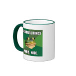 Foul Bachelor Frog Doorbell Rings mugs