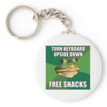 Foul Bachelor Frog Free Snscks Keychain