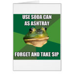 Foul Bachelor From Ashtray Can Greeting Cards