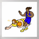 Foul! girls basketball