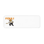 Foul Custom Return Address Label