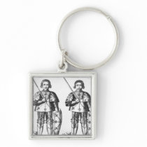 Foulques III Nerra   and Geoffroy II Martel Keychains