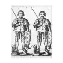 Foulques III Nerra   and Geoffroy II Martel Postcard