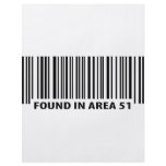 found in area 51 icon personalized flyer