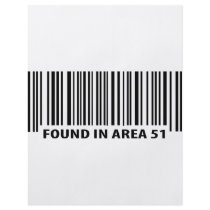 found in area 51 icon personalized flyer