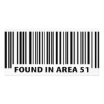 found in area 51 icon photo card template
