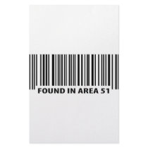 found in area 51 icon stationery design