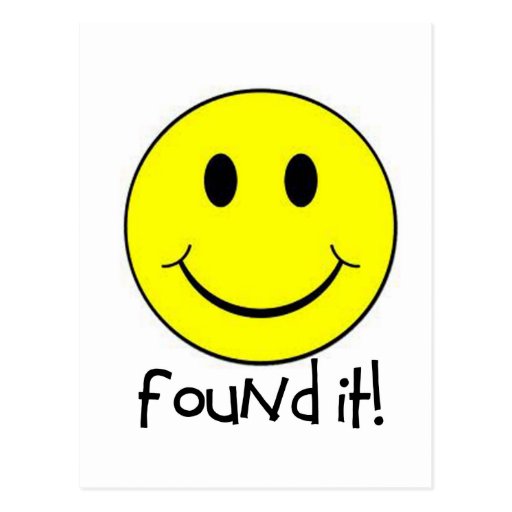 Found It! Post Card