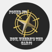 Found It... Round Stickers