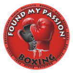 Found My Passion Stickers - Boxing