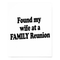 Found My Wife at a Family Reunion posters