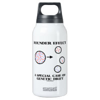 Founder Effect A Special Case Of Genetic Drift 10 Oz Insulated SIGG Thermos Water Bottle