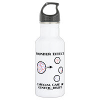 Founder Effect A Special Case Of Genetic Drift 18oz Water Bottle