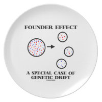Founder Effect A Special Case Of Genetic Drift Plate