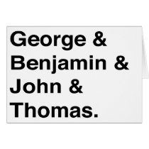 Founding Fathers Card
