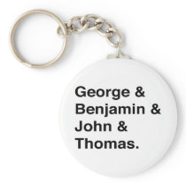 Founding Fathers Keychain