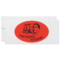 Founding Fathers Rack Card Design