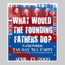 Founding Fathers Small Poster posters