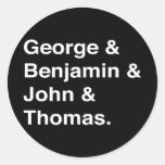 Founding Fathers Stickers