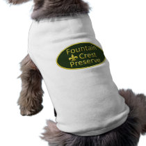 Fountain Crest Preserve Oval pet clothing