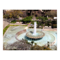 Fountain Downtown Los Angeles posters by DonnaGrayson Fountain Downtown Los Angeles posters