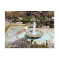 Fountain Dowtown Los Angeles postcards