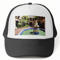 Fountain In The Courtyard Of The House Of Hospital hats