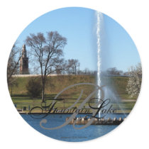 Fountain Lake Sticker by RichmondPix Fountain Lake Sticker
