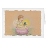 Fountain of Life Angel Baby Greeting Cards