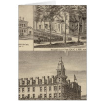 Fountain Spring House & Lain residence Greeting Cards