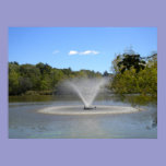 Fountain under Blue Sky II posters