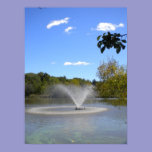 Fountain under Blue Sky posters