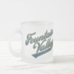 Fountain Valley Script Coffee Mugs