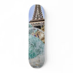 Fountains Eiffel Towers Custom Skate Board