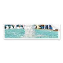 Fountains Pools bumper stickers by lifesphere Fountains Pools bumper stickers