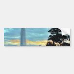Fountains Sunrises Clouds Mornings Bumper Sticker