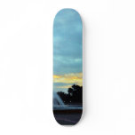 Fountains Sunrises Clouds Mornings Skate Board Deck