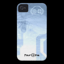 Four4ths :: iPhone 4/4S Case "Subtle Blue" casemate cases