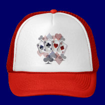 Four Aces and Suit  Hats hats