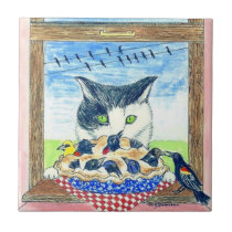 Four and Twenty Blackbirds Baked in a Pie Tile
